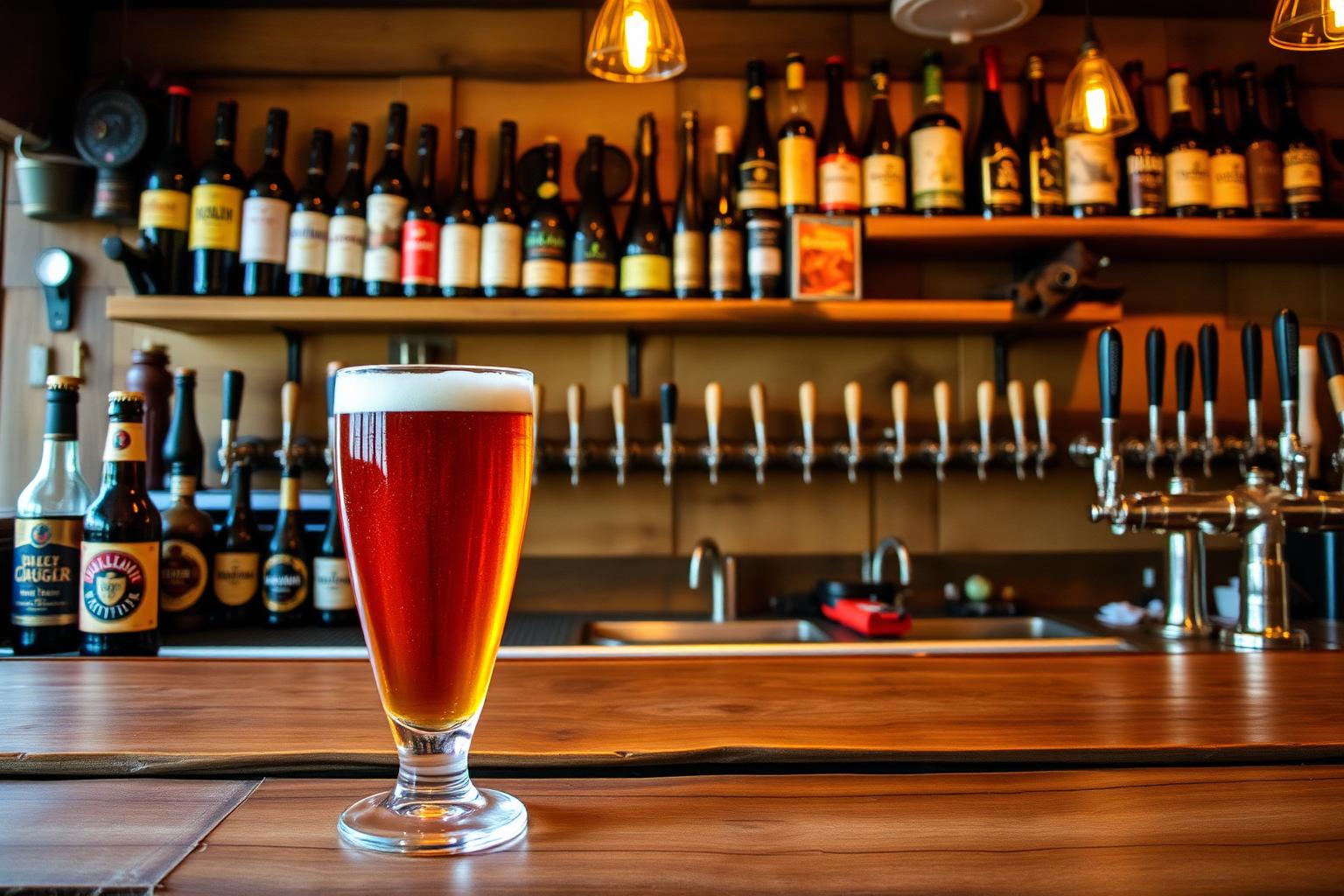 Sélection de bières artisanales à Oco'Pains Snacking