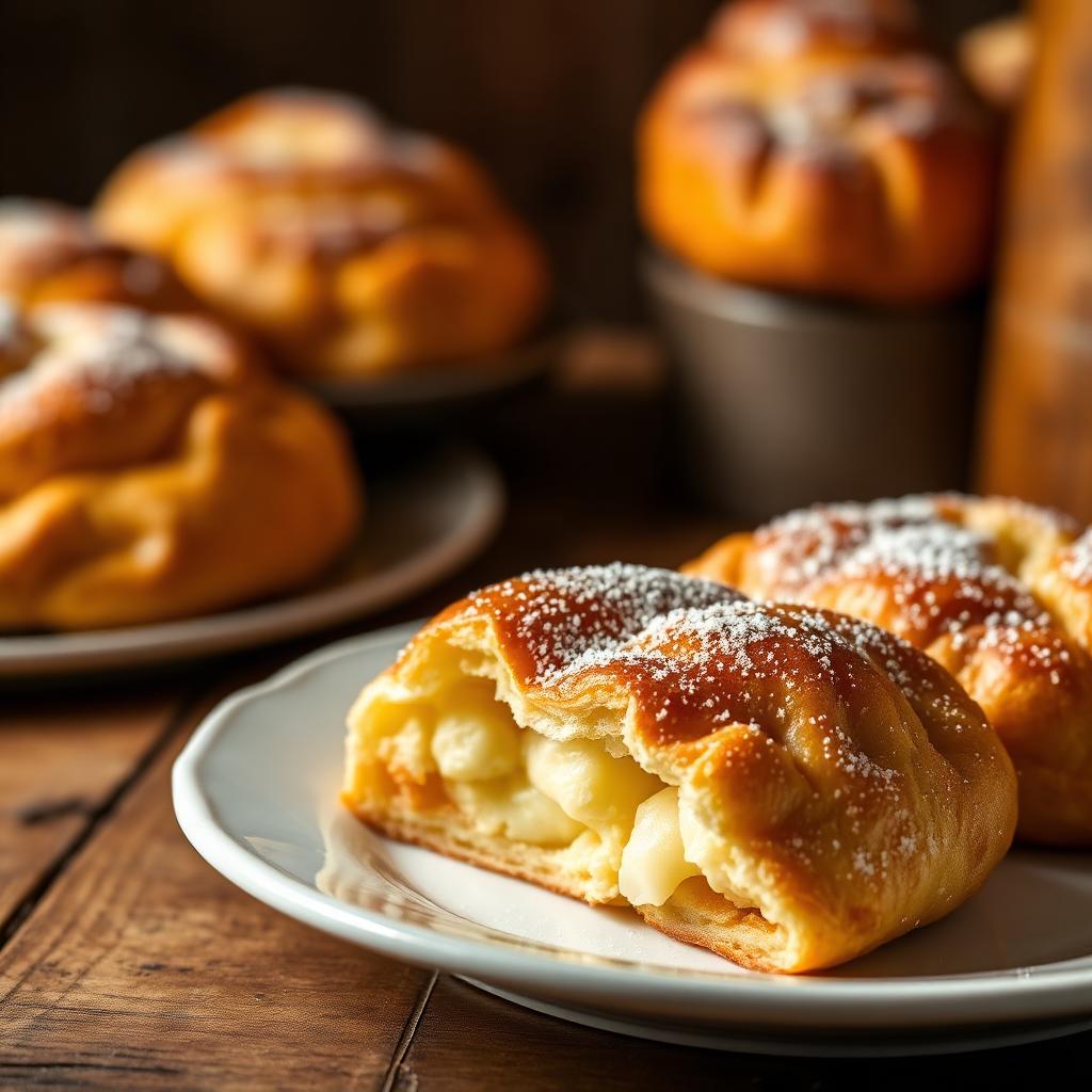 Feuilleté doré au fromage fait maison